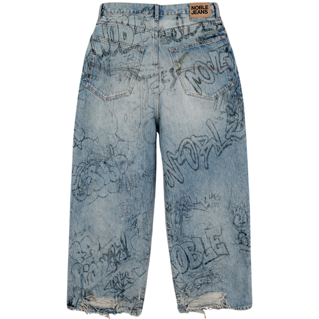 'GRAFFITI' Washed Denim